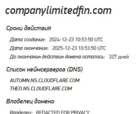 Ellerd / Company Limited Finance домен домен Ellerd / Company Limited Finance