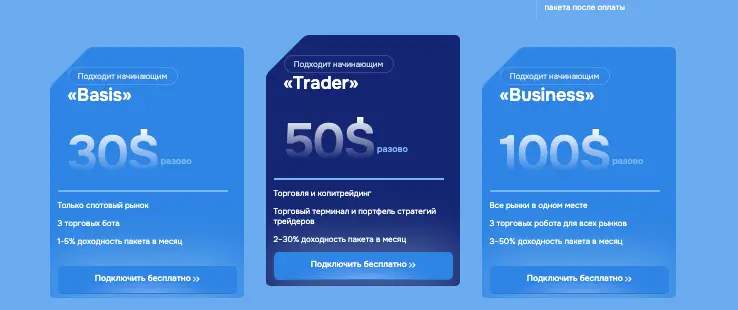 обзор тарифов ROBO Traders
