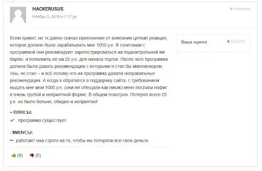 Мошенники chain-reaction-pro.org Мошенники chain-reaction-pro.org