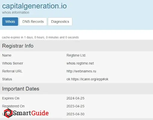 СКАМ capitalgeneration.io 