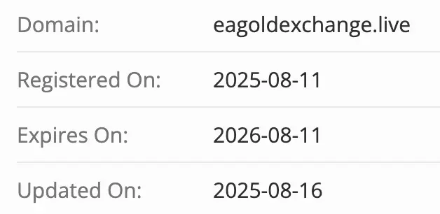 East African Gold Exchange домен домен East African Gold Exchange