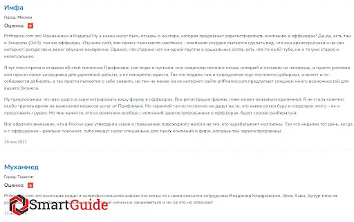 Отзывы Prifinance, обзор Отзывы Prifinance, обзор