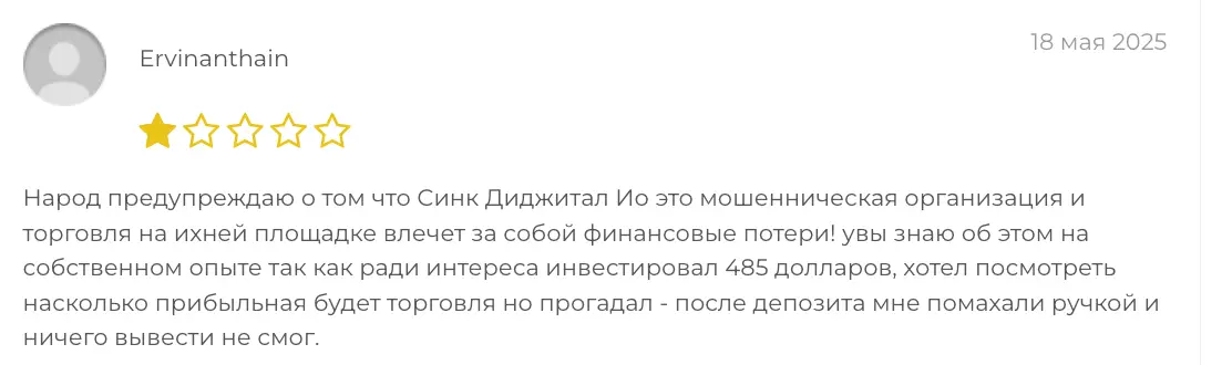 Sync Digital отзывы