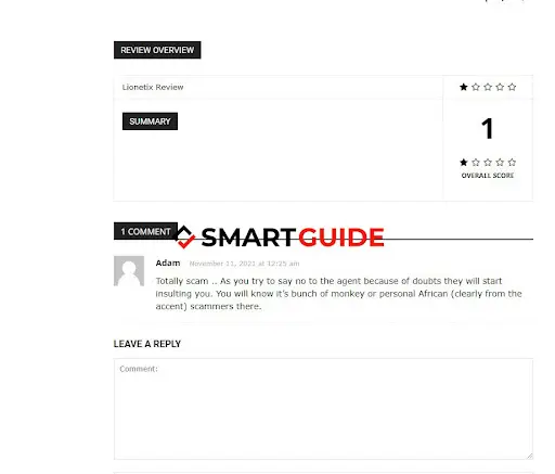 Обзор отзывов о Lionetix Обзор отзывов о Lionetix