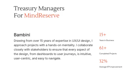 что известно? MindReserve