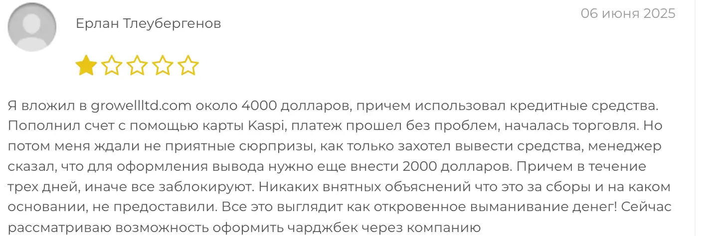 Growell Ltd отзыв 