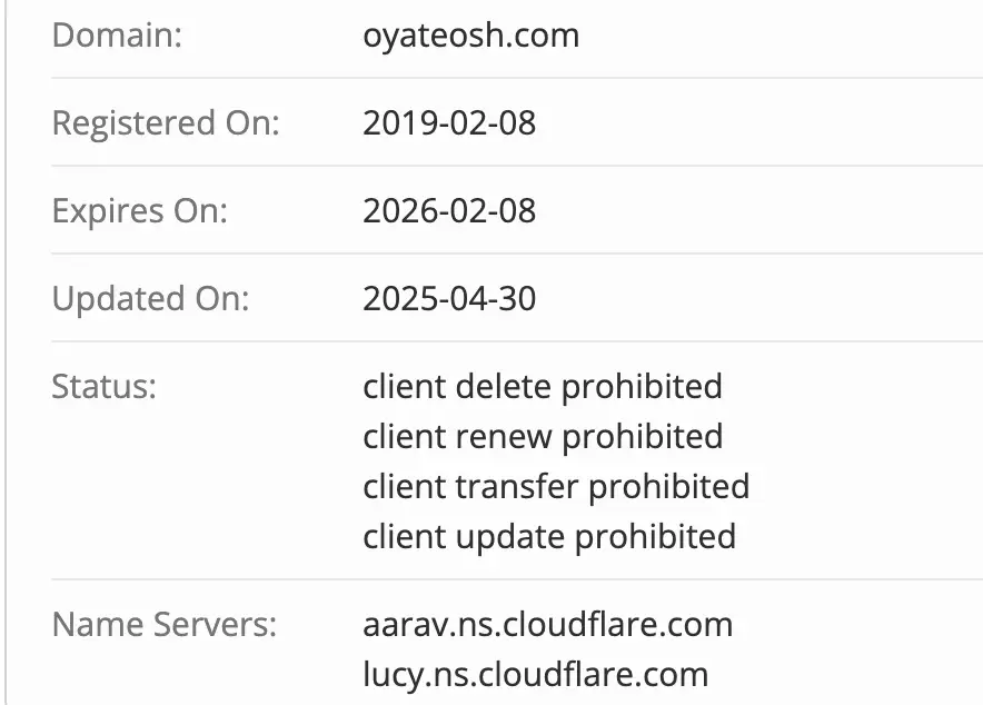 домен Oyateosh