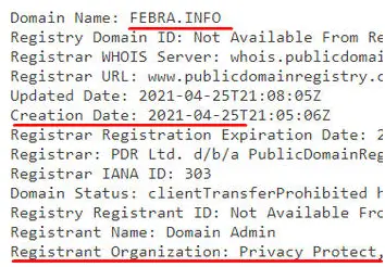 FEBRA домен FEBRA домен