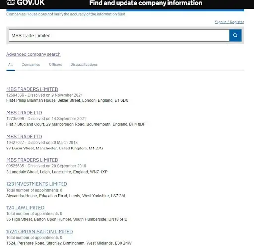 MBSTrade Limited MBSTrade Limited