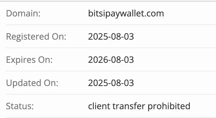 домен BitSipayWallet