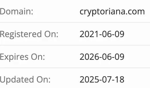 Cryptoriana домен домен Cryptoriana