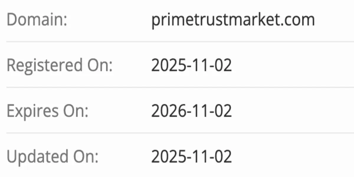 домен Prime Trust Markets