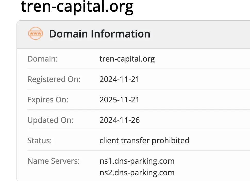 Tren-capital домен