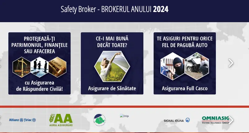 Safety Broker страница сайта инфо о сайте Safety Broker
