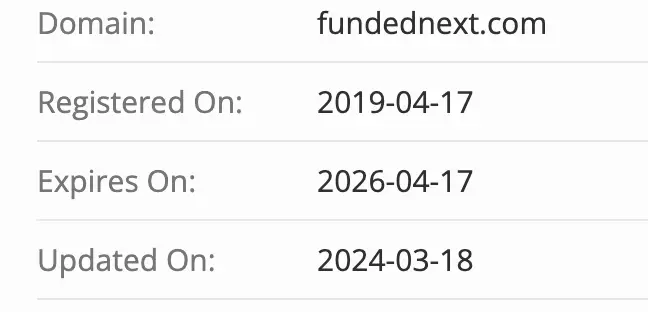FundedNext домен домен FundedNext