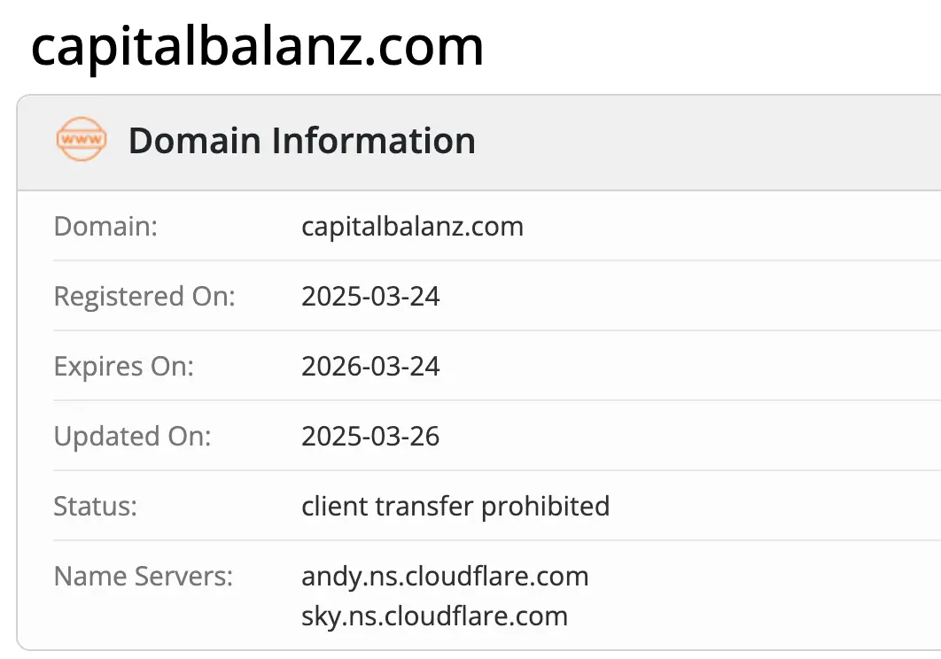 Capitalbalanz домен