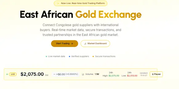 East African Gold Exchange обзор информация о East African Gold Exchange