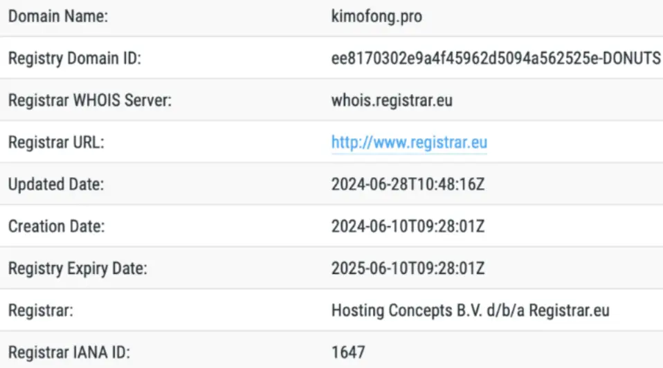 Kimofong Pro скам