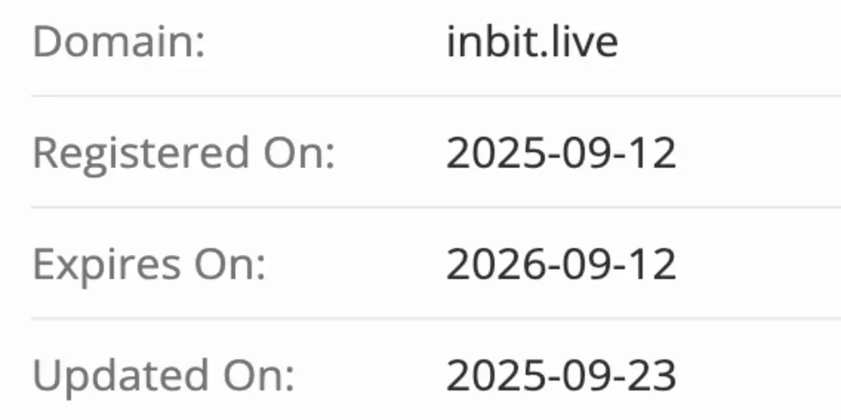 InBit домен домен InBit
