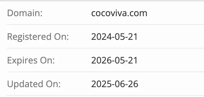 домен Coco Viva