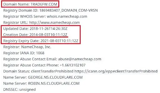 Домен tradefw.com Домен tradefw.com