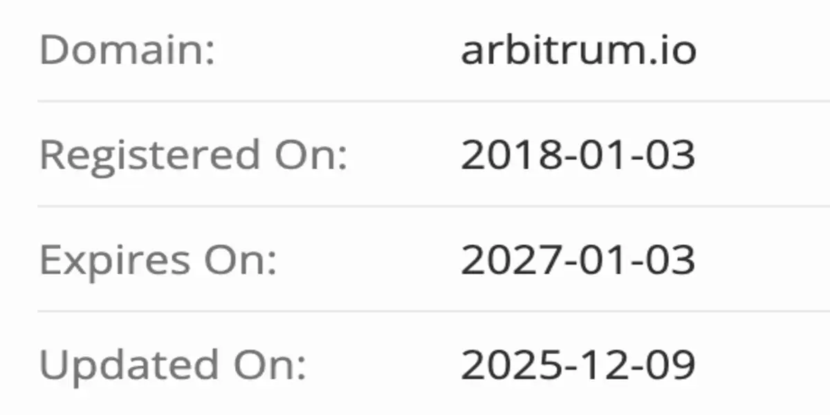 Arbitrum домен домен Arbitrum