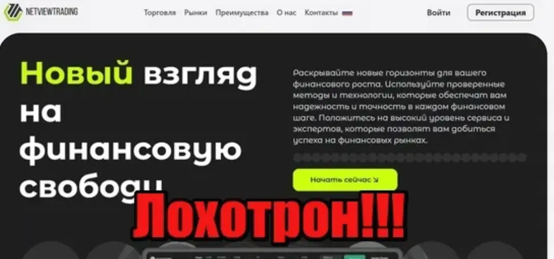 Netview Trading инфо сайта страница сайта Netview Trading