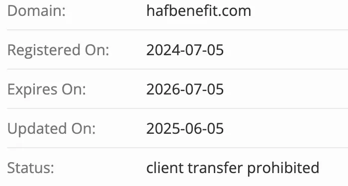 HAFBenefit домен домен HAFBenefit