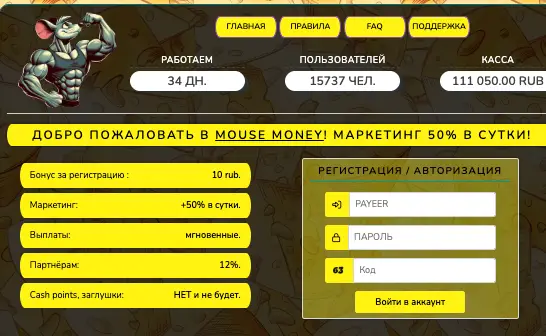 информация о Mouse Money