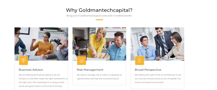Goldmantechcapital инфо о сайте обзор на Goldmantechcapital
