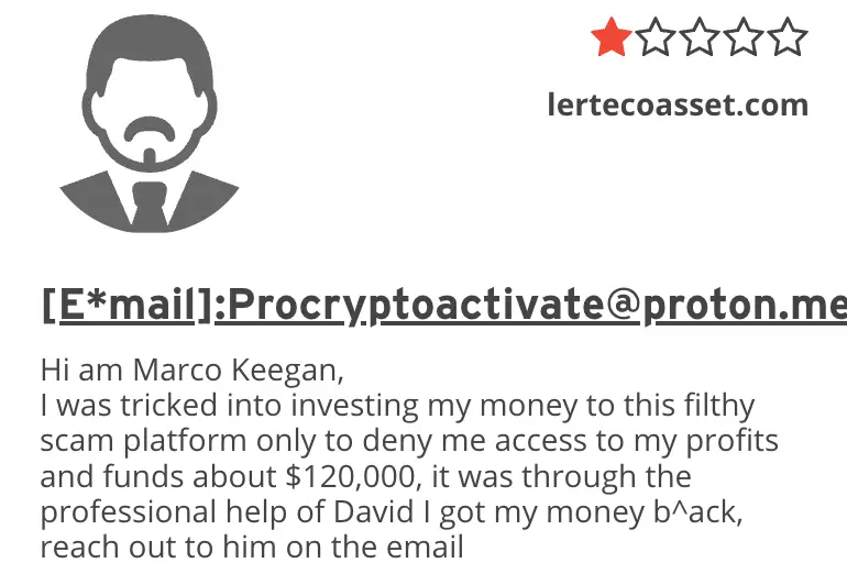 Lerteco Asset Finance настоящие отзывы Lerteco Asset Finance реальные отзывы