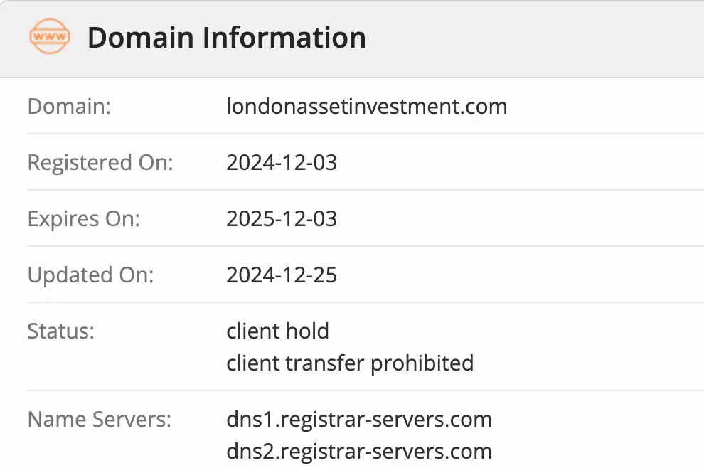 London Asset Investment домен