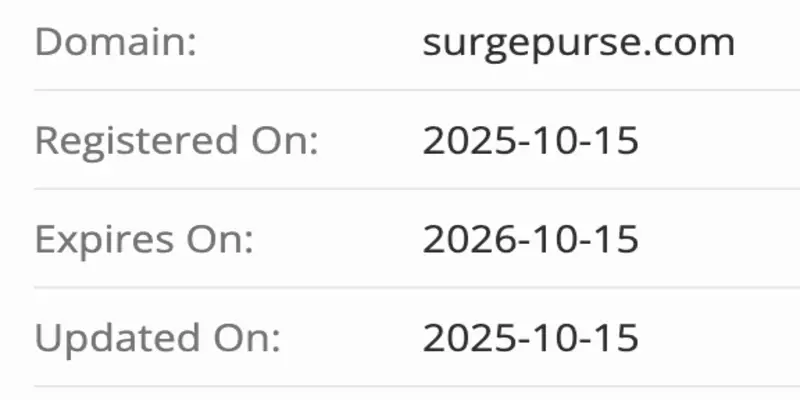 SurgePurse домен домен SurgePurse