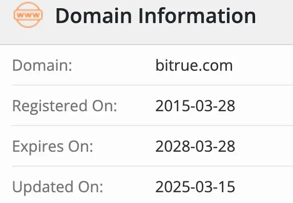Bitrue bot (Telegram) домен  домен Bitrue bot (Telegram)