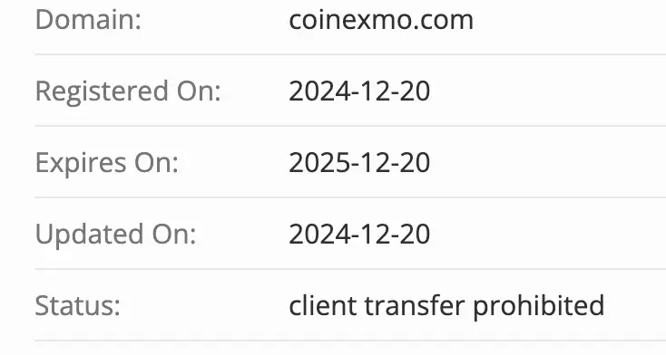 домен Coinexmo