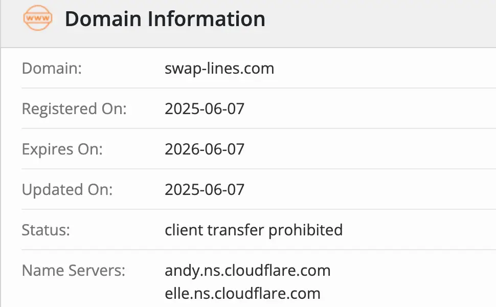 домен SwapLines