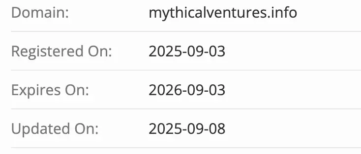 домен Mythicalventures