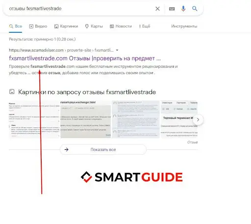 Развод Fxsmartlives Trade