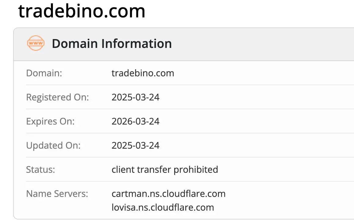 Trade Bino домен