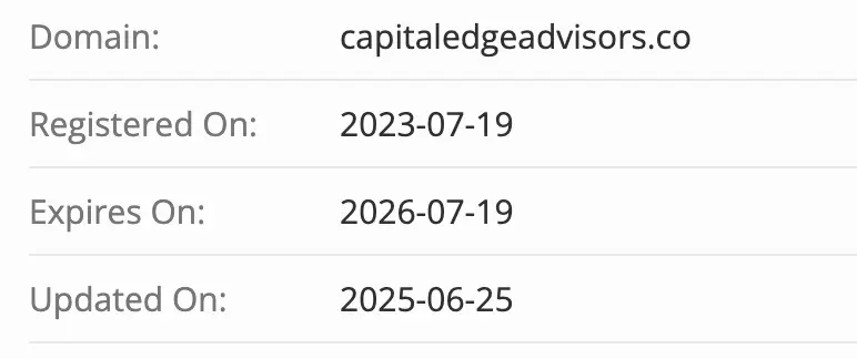домен Capital Edge