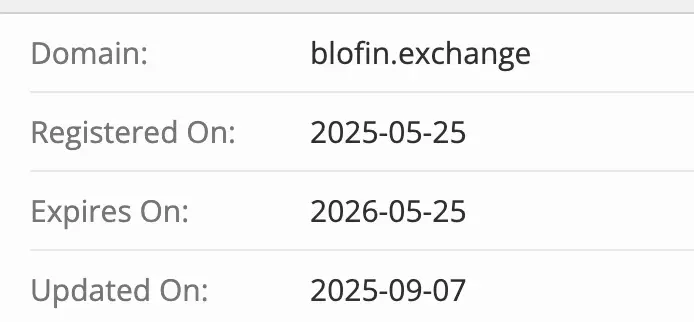 домен BloFin Exchange