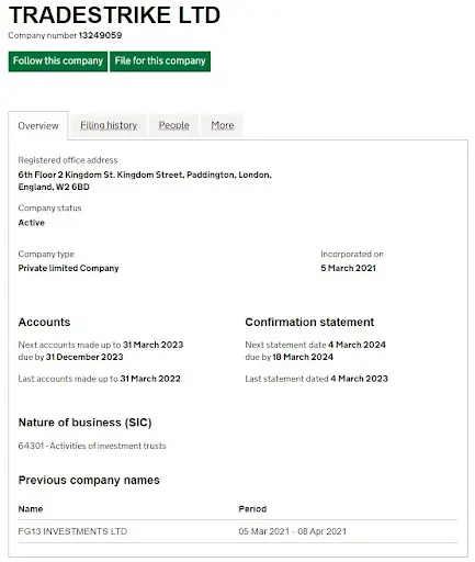 Tradestrike Tradestrike