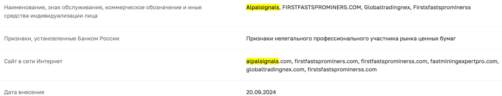 Alpalsignals лохотрон Alpalsignals мошенники