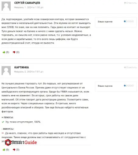 СКАМ YouTrade ECSA СКАМ YouTrade ECSA