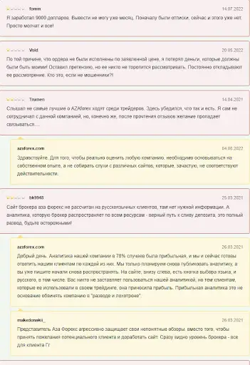  AzaForex СКАМ