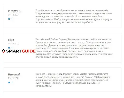 Отзывы Ориент