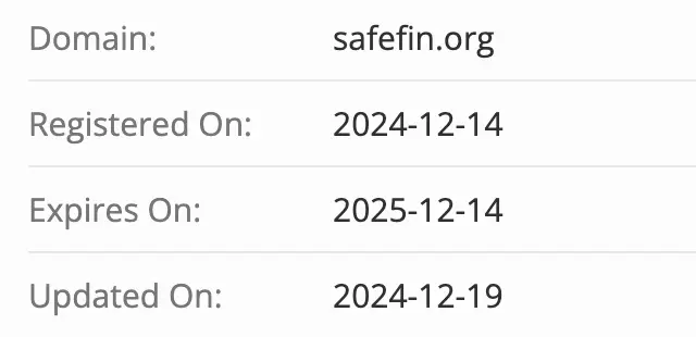 SafeFin домен домен SafeFin