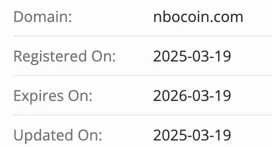 Nbocoin домен  домен Nbocoin