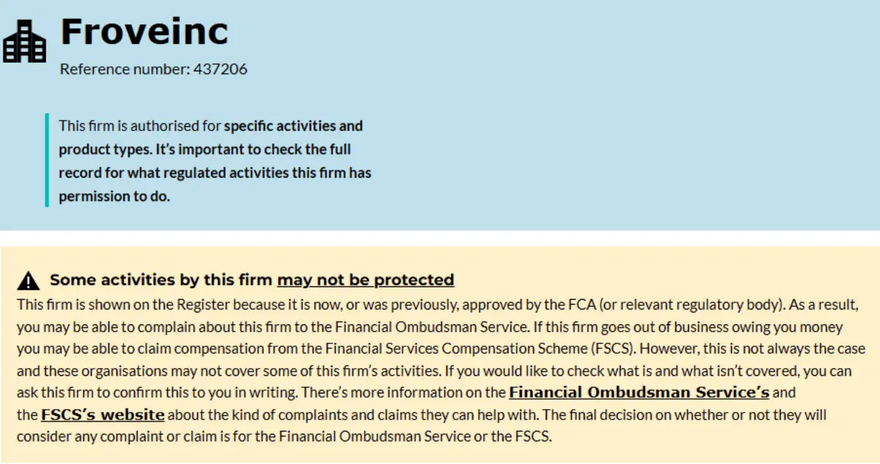 Froveinc мошенники