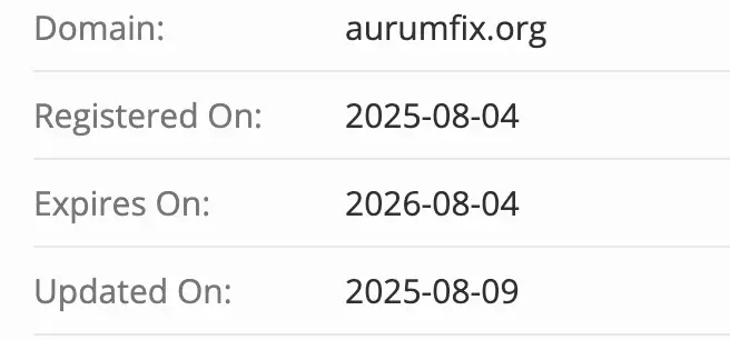 Aurum Fix домен домен Aurum Fix